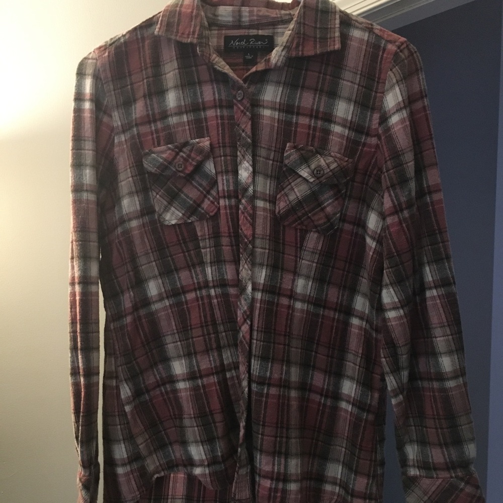 Plaid Shirt Long Sleeve Shirt